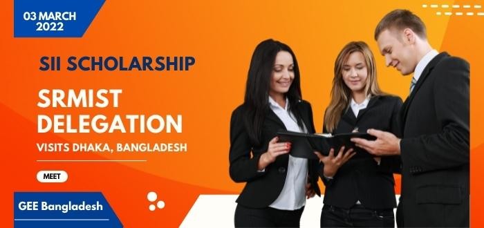 SII Scholarship-SRMIST delegation visits Dhaka, Bangladesh